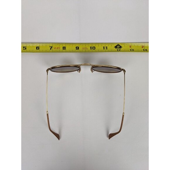 Ray-Ban Gold Round Sunglasses - Picture 13 of 16